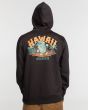 Hombre con sudadera de capucha Billabong Arch Dreamy Place negra espalda