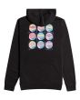 Sudadera con capucha Billabong Pop Surf Wax negra para hombre posterior