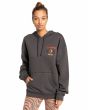 Mujer con Sudadera de capucha Billabong Ride Out Negra