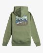 Sudadera con capucha Billabong Shine Youth Verde para niño 8-16 años posterior
