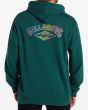 Hombre con sudadera de capucha Billabong Short Sands Deep Teal espalda