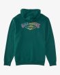 Sudadera con capucha Billabong Short Sands Pullover verde esmeralda para hombre posterior