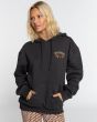 Mujer con sudadera de capucha Billabong Suns Up Negra