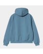Sudadera con capucha Carhartt WIP Women's Chase Sweatshirt Icy Water Gold para mujer posterior