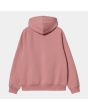 Sudadera con capucha Carhartt WIP W Hooded Chase Sweatshirt Rothko Pink para mujer posterior