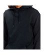 Hombre con sudadera de capucha DC Shoes Andy Warhol Cow negra logo bordado pecho