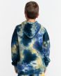 Chico con sudadera de capucha Element College Youth Dark Magma posterior