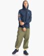 Hombre con Sudadera de capucha Element Kass Hood azul marino frontal