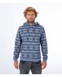 Hombre con sudadera polar con capucha Hurley Oceancare Sioux azul