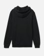 Sudadera con capucha Hurley One and Only Solid Summer Negra para hombre posterior
