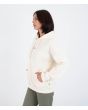 Mujer con Sudadera con capucha Hurley Stadium Pearl Ivory bolsillo