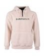 Sudadera con capucha y cremallera parcial Lightning Bolt Surfholic blanca para hombre