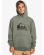 Niño con sudadera de capucha Quiksilver Big Logo Youth verde
