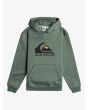 Sudadera con capucha Quiksilver Big Logo Youth verde para niño de 8 a 16 años