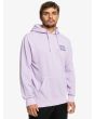 Hombre con Sudadera de capucha Quiksilver Neon Slab Lila lateral