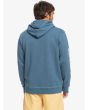 Hombre con Sudadera orgánica de capucha Quiksilver The Original Azul posterior