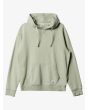 Sudadera orgánica con capucha Quiksilver Trip Away verde para hombre