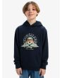 Niño con sudadera de capucha Quiksilver Graphic azul Marino Oscuro 
