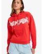 Mujer con Sudadera de capucha Roxy Perfect Place Roja