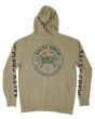 Sudadera con capucha Salty Crew Blue Crabber Overdyed Pigment Sandstone para hombre posterior