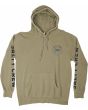 Sudadera con capucha Salty Crew Blue Crabber Overdyed Pigment Sandstone para hombre