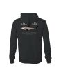 Sudadera con  capucha Salty Crew Bruce Fleece Hood Negra para hombre posterior