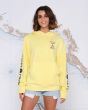 Mujer con Sudadera con capucha Salty Crew Tailed Boyfriend Hoody amarilla
