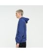 Hombre con sudadera de capucha Santa Cruz Classic Dot Chest azul lateral