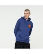 Hombre con sudadera de capucha Santa Cruz Classic Dot Chest azul