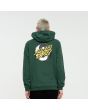 Hombre con Sudadera de capucha Santa Cruz Yin Yang Dot Verde posterior