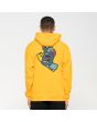 Hombre con sudadera de capucha Santa Cruz Screaming Hand Fusion Naranja posterior