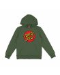 Sudadera con capucha Santa Cruz Youth Classic Dot Hood Dark Moss para niño/a 6-14 años