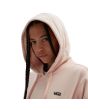 Mujer con sudadera de capucha Vans BFF Flying V Rosa bordado logo