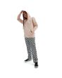 Mujer con sudadera de capucha Vans BFF Flying V Rosa lateral