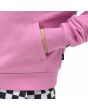 Mujer con sudadera sin cierre con capucha Vans Boom Boom Check It Rosa bolsillo