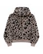 Sudadera con capucha Vans Dotty Check Animal negra para mujer