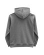 Hoodie de corte masculino Vans FT Flying V gris para mujer posterior