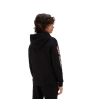Niño con Sudadera de capucha Vans Hole Shot negra espalda