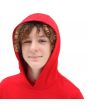 Niño con Sudadera Vans By Print Box Back Roja capucha