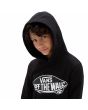 Niño con sudadera de capucha Vans Style 76 Kids negra logo Off The Wall 