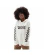 Mujer con Sudadera de capucha Vans BFF Wyld Tangle Poppy blanca con flores