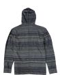 Sudadera con capucha Vissla Descanso Hooded Popover Graphite para hombre posterior
