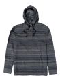 Sudadera con capucha Vissla Descanso Hooded Popover Graphite para hombre