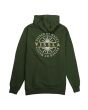 Sudadera polar con capucha Vissla Spark Eco verde para hombre