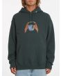 Hombre con Sudadera de forro polar con capucha Volcom Hell Wheel Verde