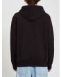 Hombre con sudadera de capucha Volcom Iconic Stone negra posterior