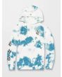 Sudadera con capucha Volcom Iconic Stone con estampado Tie Dye para niño