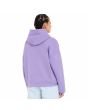 Mujer con sudadera polar de capucha Volcom Stone Heart II Morada posterior