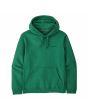 Sudadera con capucha Patagonia Boardshort Logo Uprisal Verde Unisex frontal