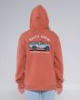 Mujer con sudadera oversize con capucha Salty Crew Baja Days Hoody Sierra espalda